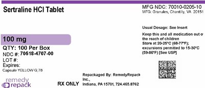 Mm1 (Sertraline HCl 100mg 70518 4707 00)